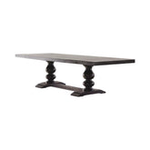 Coaster Phelps Rectangular Dining Table Antique Noir Model 121231